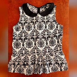 Forever 21 Floral Peplum Top